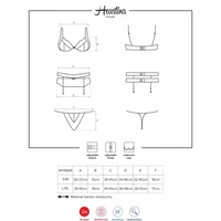 Set Obsessive Heartina Roșu S-M
