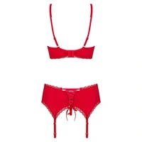 Set Obsessive Jolierose Roșu L-XL