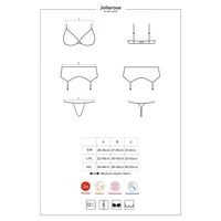 Set Obsessive Jolierose Roșu L-XL