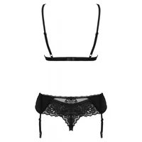 Set Obsessive Maderris 3 Piese Negru XS-S