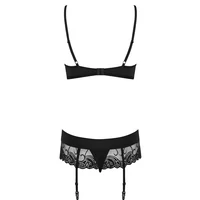 Set Obsessive Wonderia Negru S-M