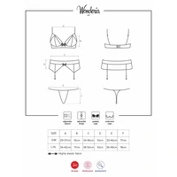 Set Obsessive Wonderia Negru S-M