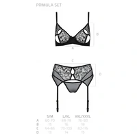 Set Passion Eco Primulă Negru S-M