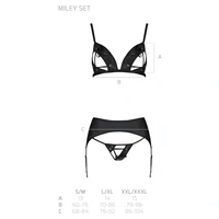 Set Passion Miley Negru S-M