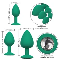 Set Plug Cheeky Gems 3 buc Verde