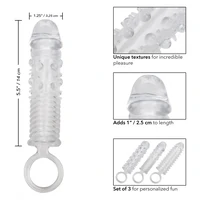 Set Prelungitoare Textured Extension Transparent
