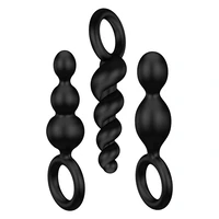 Set Satisfyer De Accesorii Pentru Satisfacție Anală Negru