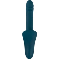 Set Strap-On You2Toys — 7 Moduri, Reîncărcabil Albastru