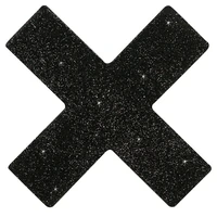 Stickere Pentru Sfârcuri Model X Negru