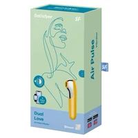 Stimulator Clitoridian Satisfyer Dual Love Air Pulse Galben