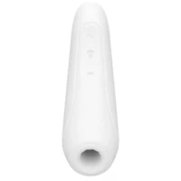 Stimulator Clitoris Satisfyer Curvy 1 Plus Alb