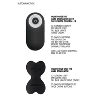 Stimulator Prostată No. 79 Rechargeable Negru