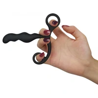 Stimulator Prostată Ultimate Silicone Negru 10.5 cm