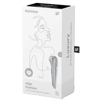 Stimulator Satisfyer Luxury High Fashion Argintiu