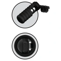 Stimulator Sfârcuri Vibrating Lassos Negru