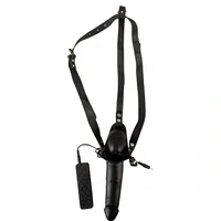 Strap On Cu Vibrații Double Thruster Negru