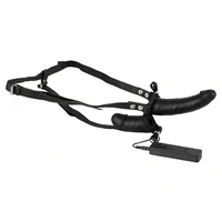 Strap On Cu Vibrații Double Thruster Negru