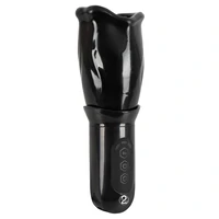 Stroker Rotativ Reîncărcabil — 4 Moduri, 3 Viteze, 8 cm Negru