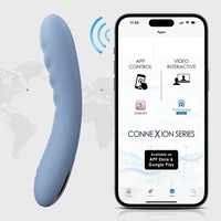 Svakom Ava Neo, Vibrator cu Împingere 5x5, Reîncărcabil Albastru