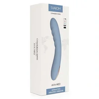 Svakom Ava Neo, Vibrator cu Împingere 5x5, Reîncărcabil Albastru