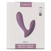 Svakom Erica — Vibrator Purtabil 11 Moduri, 2 Motoare Mov