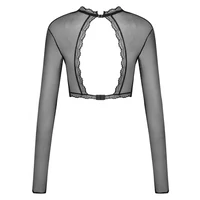 Top Obsessive Mibelia Negru XS-S