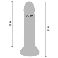 ToyJoy Deluxe — Dong Realist 15 cm, Densitate Duală