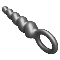 ToyJoy Plug Anal Din silicon Metalizat, Diam. 2.9 cm, Gri