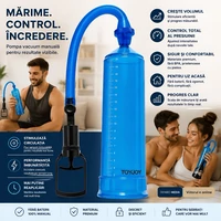 ToyJoy Power Pompă Manuală Pentru Penis Albastru
