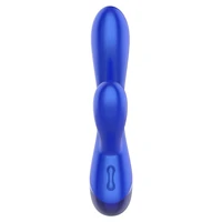 Triple Love Vibrator Rabbit Multifuncțional Albastru