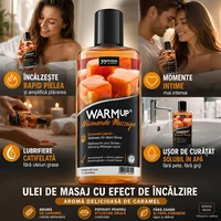 Ulei Masaj Warm Up Caramel Hot Effect 150ml