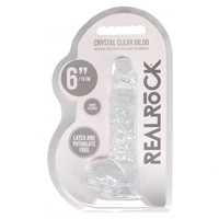 Ultra Realistic 17cm Cu Testicule Transparent
