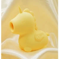 Unihorn Bean Blossom: Vibrator Mini 10+10 Reîncărcabil Galben