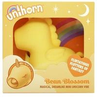 Unihorn Bean Blossom: Vibrator Mini 10+10 Reîncărcabil Galben