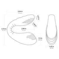 Vibrator Ajustabil Lovense Dolce Dual Roz