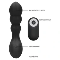 Vibrator Anal No. 78 Rechargeable Negru