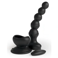 Vibrator Anal Wall Beads Negru