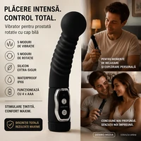 Vibrator Bărbați Pentru Prostată Twister Negru