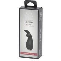 Vibrator Clitoridian Rabbit Greedy Girl Negru