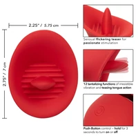 Vibrator Clitoris French Kiss Seducer Roșu