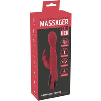 Vibrator Cu încălzire You2Toys Rabbit Roșu