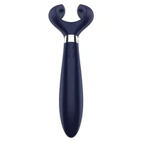 Vibrator Cuplu Partner Multifun 3 Albastru