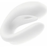 Vibrator Cuplu Satisfyer Double Joy Alb