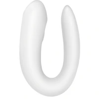 Vibrator Cuplu Satisfyer Double Joy Alb