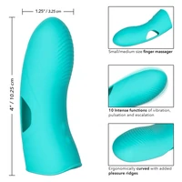 Vibrator Deget Silicone Marvelous Tickler Turcoaz