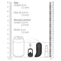 Vibrator Egg Wireless Vibrating Punctul G Negru