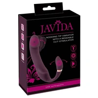 Vibrator Flexibil 18cm JAVIDA Discret 10x10 Moduri Mov
