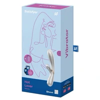 Vibrator Hot Lover Heat Argintiu