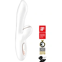 Vibrator Iepuraș Satisfyer Profesional Punctul G Alb