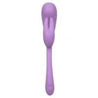 Vibrator Liquid Silicone Dual Flicker Mov